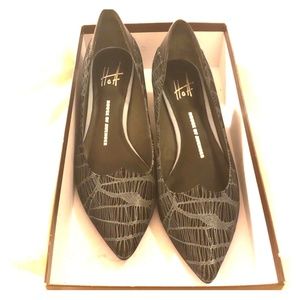 Pointed Heels in Black and Grey